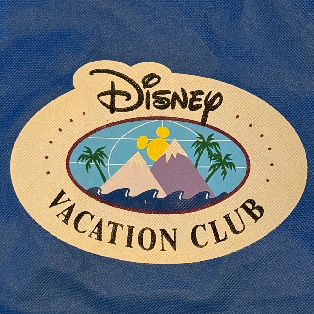 🌎 Disney Vacation Club DVC Reusable Tote Bag Vintage Logo, 13x12.5x9 EUC - Picture 2 of 10